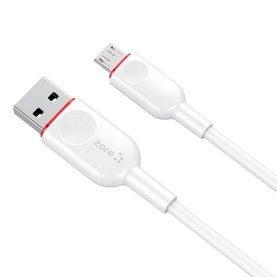 Zore ZCL-01 Micro Usb Kablo Beyaz