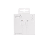 Zore ZR-42 Type-C to Lightning PD Hızlı Şarj Özellikli Data ve Şarj Kablosu 1M Beyaz