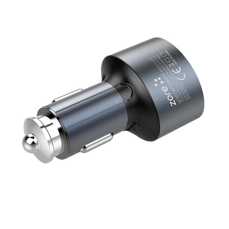 Zore ZR-C703Q Micro 2 in 1 Araç Şarj Seti Siyah