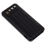 Zore ZR-PW01 Type-C - Micro - Lightning Led Göstergeli Taşınabilir Powerbank 10000 mAh Siyah