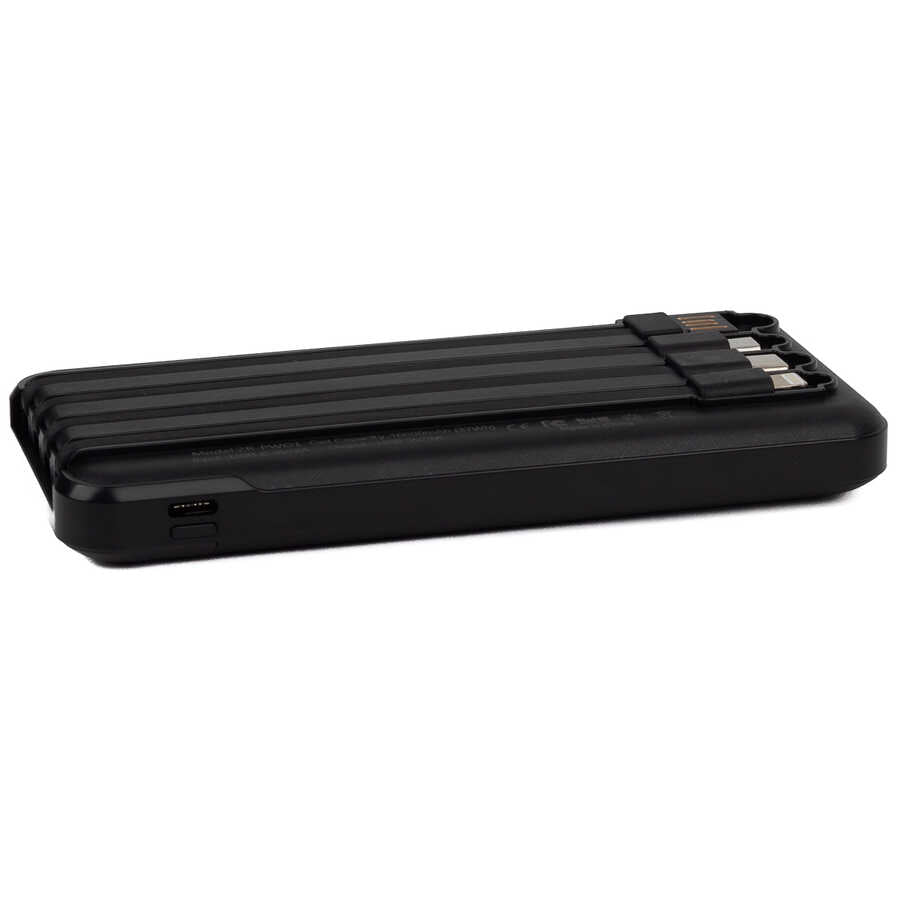 Zore ZR-PW01 Type-C - Micro - Lightning Led Göstergeli Taşınabilir Powerbank 10000 mAh Beyaz