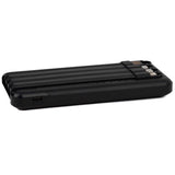 Zore ZR-PW01 Type-C - Micro - Lightning Led Göstergeli Taşınabilir Powerbank 10000 mAh Siyah