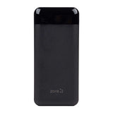Zore ZR-PW01 Type-C - Micro - Lightning Led Göstergeli Taşınabilir Powerbank 10000 mAh Siyah