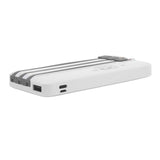 Zore ZR-PW02 Type-C - Micro - Lightning Led Göstergeli Taşınabilir Powerbank 10000 mAh Beyaz