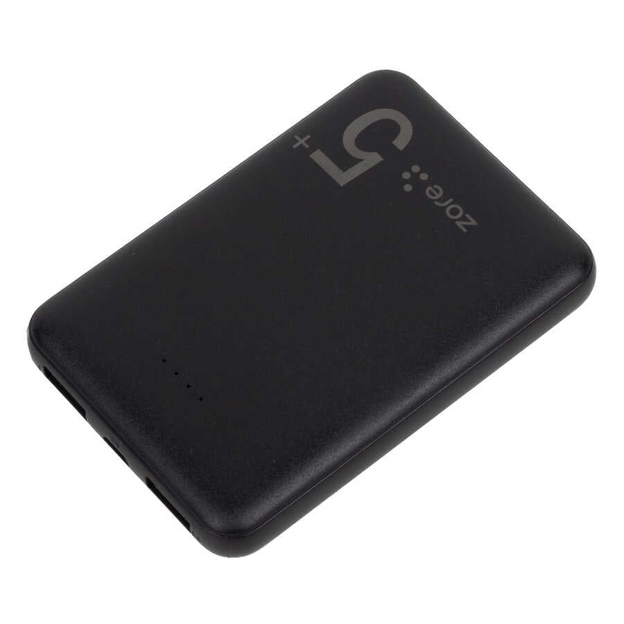 Zore ZR-PW04 Led Işıklı Taşınabilir Powerbank 5000 mAh Beyaz