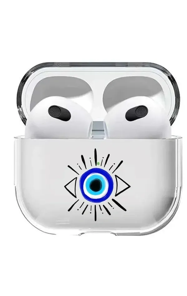 AirPods 3. Nesil Şeffaf Kılıf Eyes