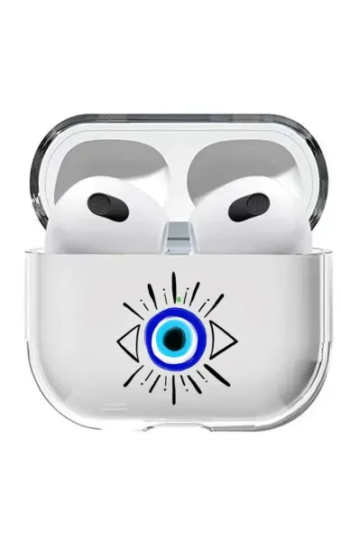 AirPods 3. Nesil Şeffaf Kılıf Eyes