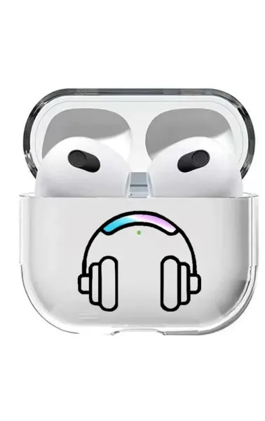 AirPods 3. Nesil Şeffaf Kılıf Headset