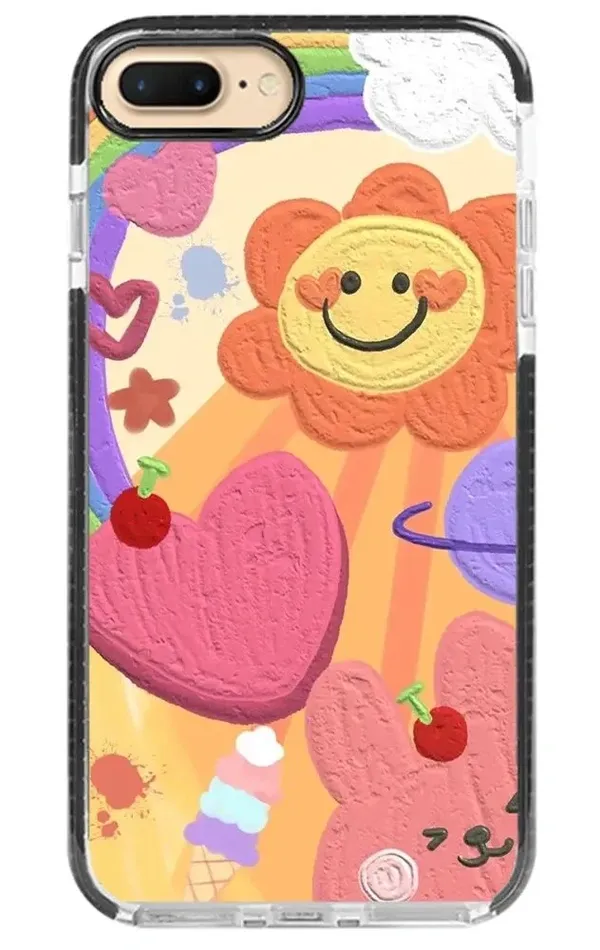 iPhone 7 Plus Impact Case - Pastell