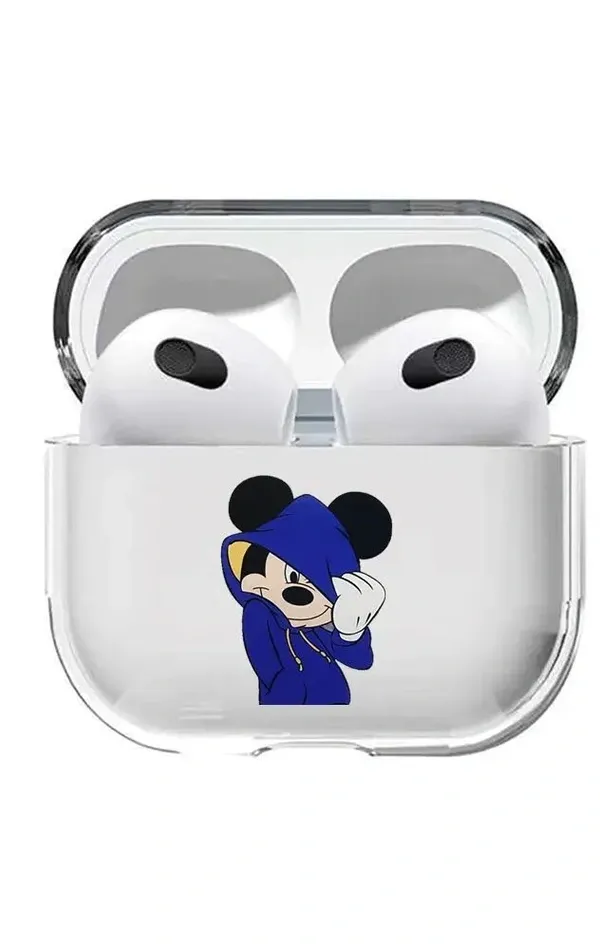 AirPods 3. Nesil Şeffaf Kılıf Mickey