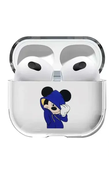 AirPods 3. Nesil Şeffaf Kılıf Mickey