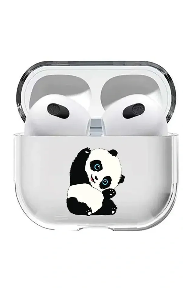 AirPods 3. Nesil Şeffaf Kılıf Panda