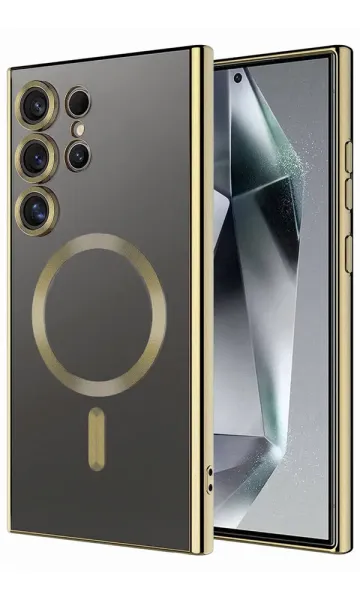 Samsung Galaxy S24 Ultra Kılıf Kamera Korumalı Magsafe Wireless Şarj Özellikli Demre Kapak