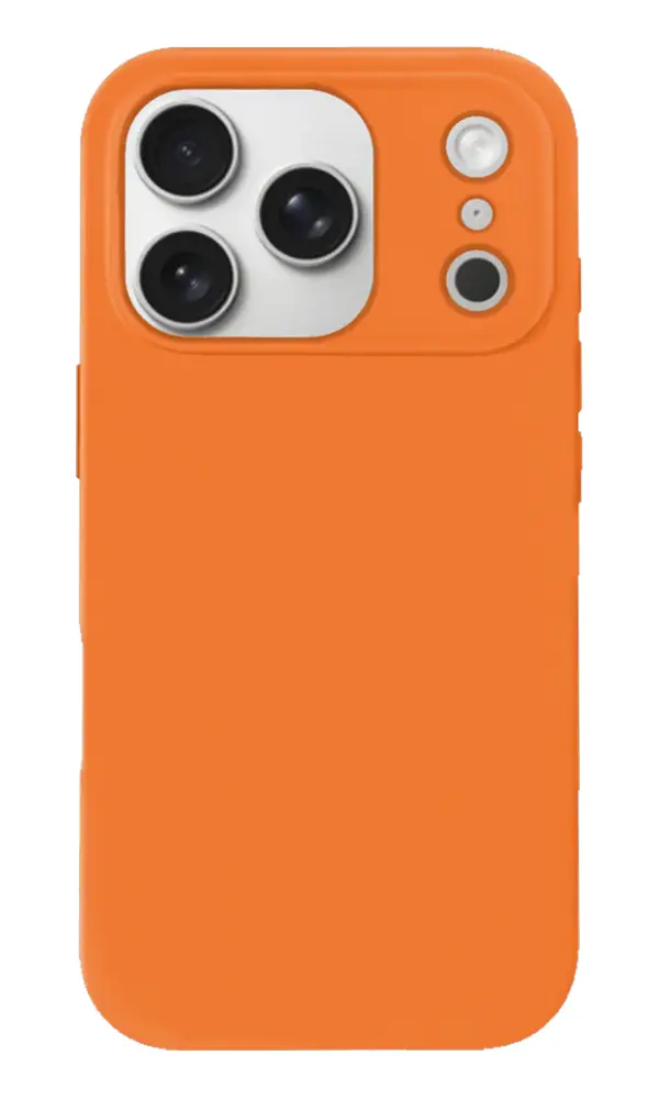 iPhone 17 Pro Telefon Kılıfı Tasarla Turuncu Lansman Dokulu