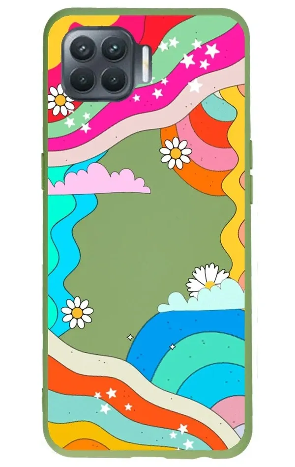 Oppo Reno 4 Lite Lansman Kılıf - Colors