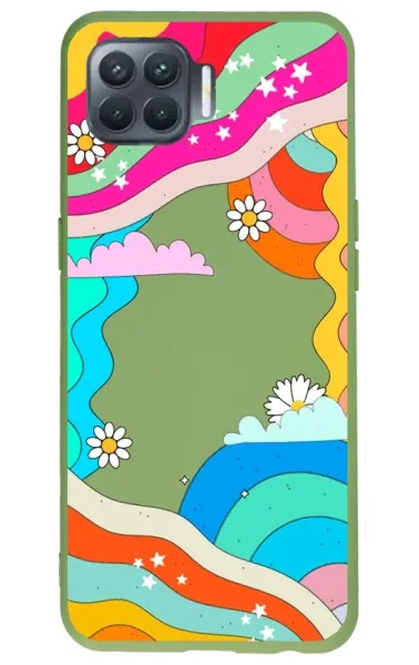 Oppo Reno 4 Lite Lansman Kılıf - Colors