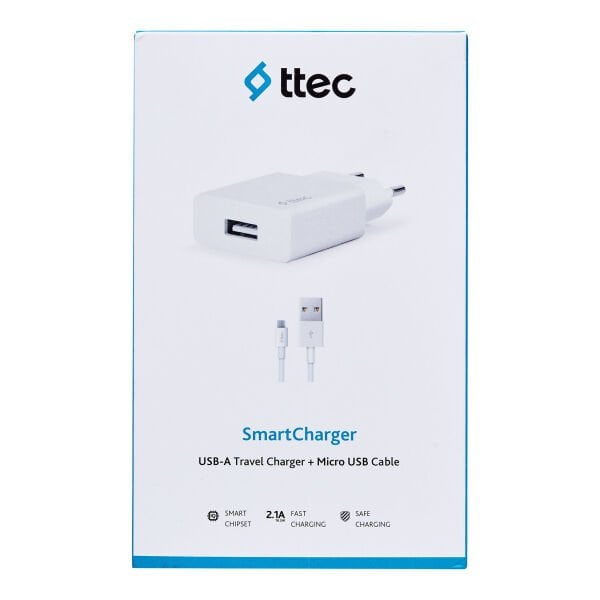Ttec SmartCharger 2SCS20MB Beyaz Micro USB Kablolu Şarj Aleti