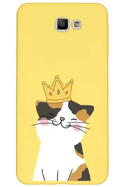 Samsung Galaxy J7 Prime Lansman Kılıf - Kedi
