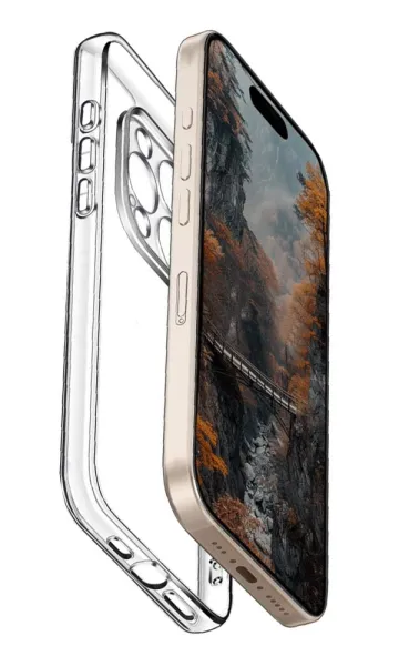 iPhone 16 Pro Kılıf Pc Sert Şeffaf Kapak