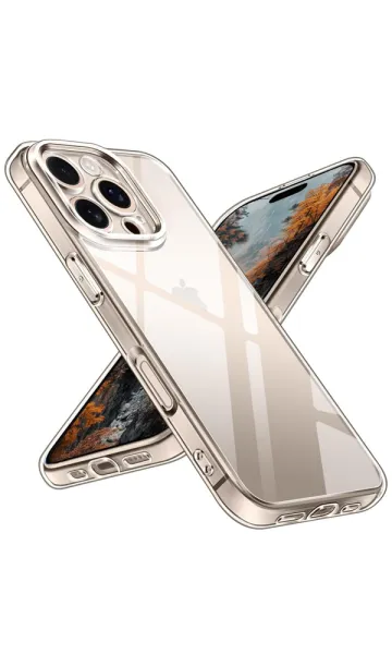 iPhone 16 Pro Kılıf Pc Sert Şeffaf Kapak