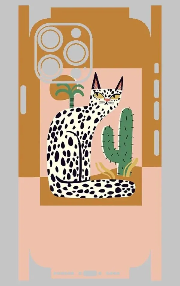 iPhone 13 Pro Max Telefon Kaplama - With Cats
