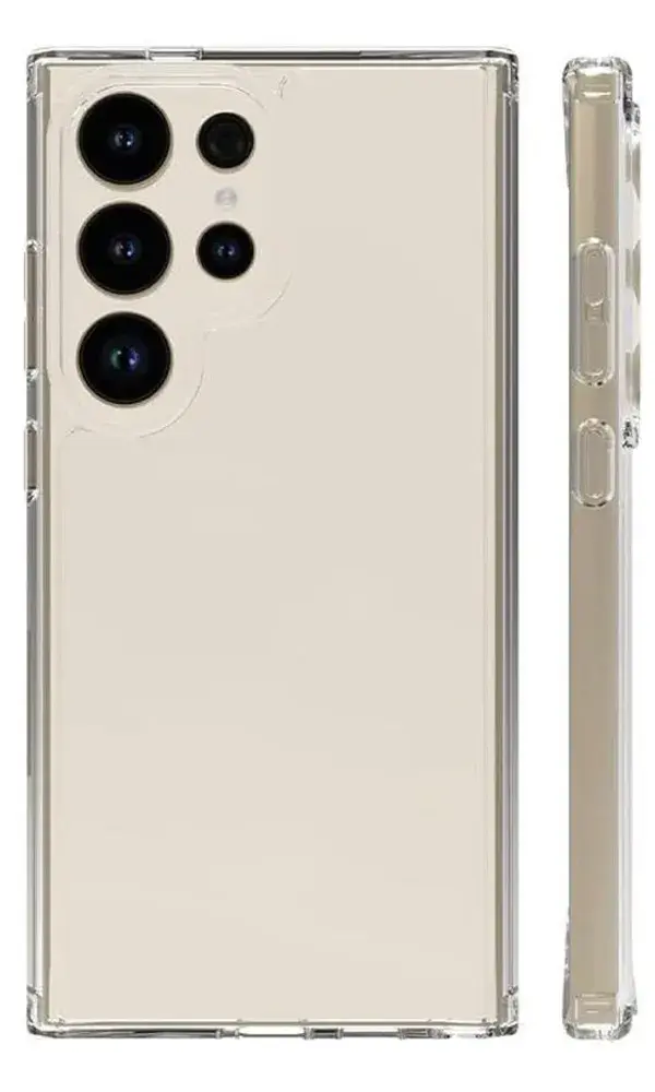 Samsung Galaxy S24 Ultra Kılıf Pc Sert Şeffaf Kapak