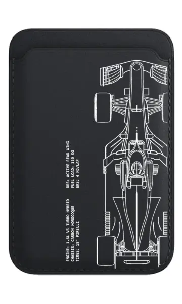 F1 Line Art - Magsafe Cüzdan