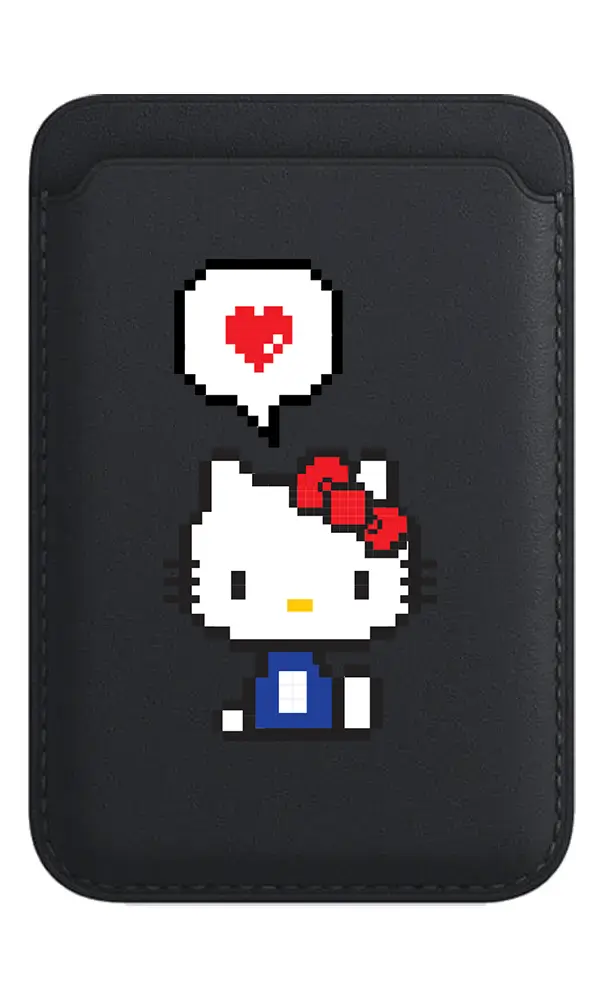 Hello Kitty Pixel Love - Magsafe Cüzdan