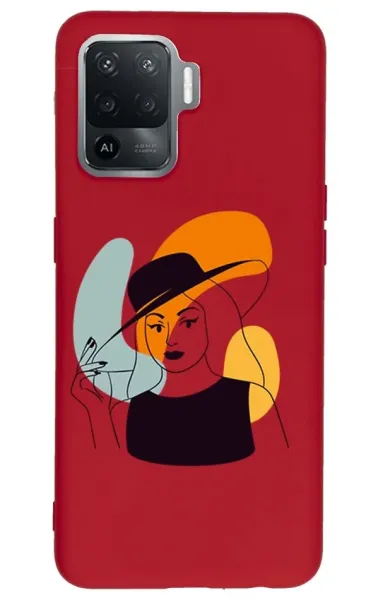 Oppo Reno 5 Lite Lansman Kılıf - Art Woman 4