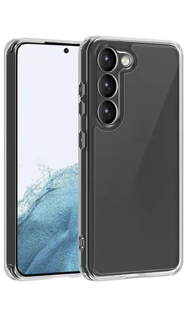 Samsung Galaxy S21 FE Kılıf Pc Sert Şeffaf Kapak
