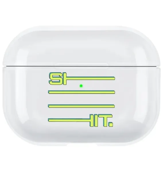 AirPods Pro 2. Nesil Şeffaf Kılıf - Shit