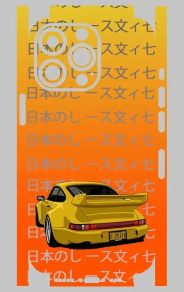 iPhone 13 Pro Telefon Kaplama - Porsche 911 JDM