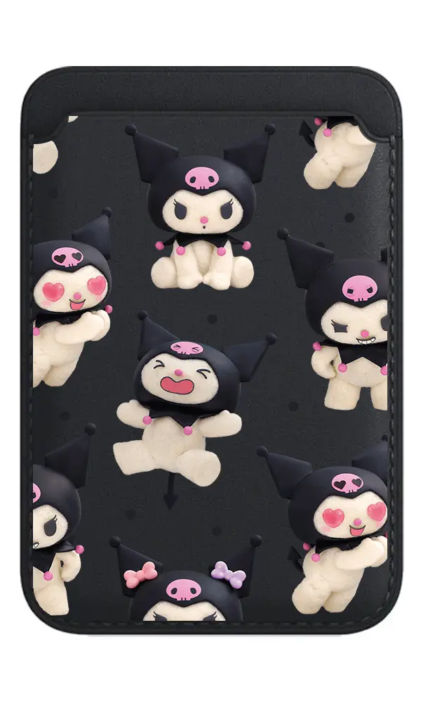 Kuromi Pattern - Magsafe Cüzdan