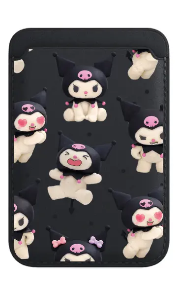 Kuromi Pattern - Magsafe Cüzdan