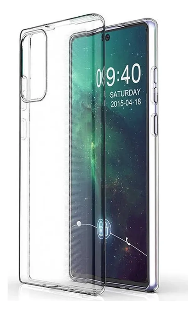 Samsung Galaxy S20 FE Kılıf Pc Sert Şeffaf Kapak 01 - Şeffaf