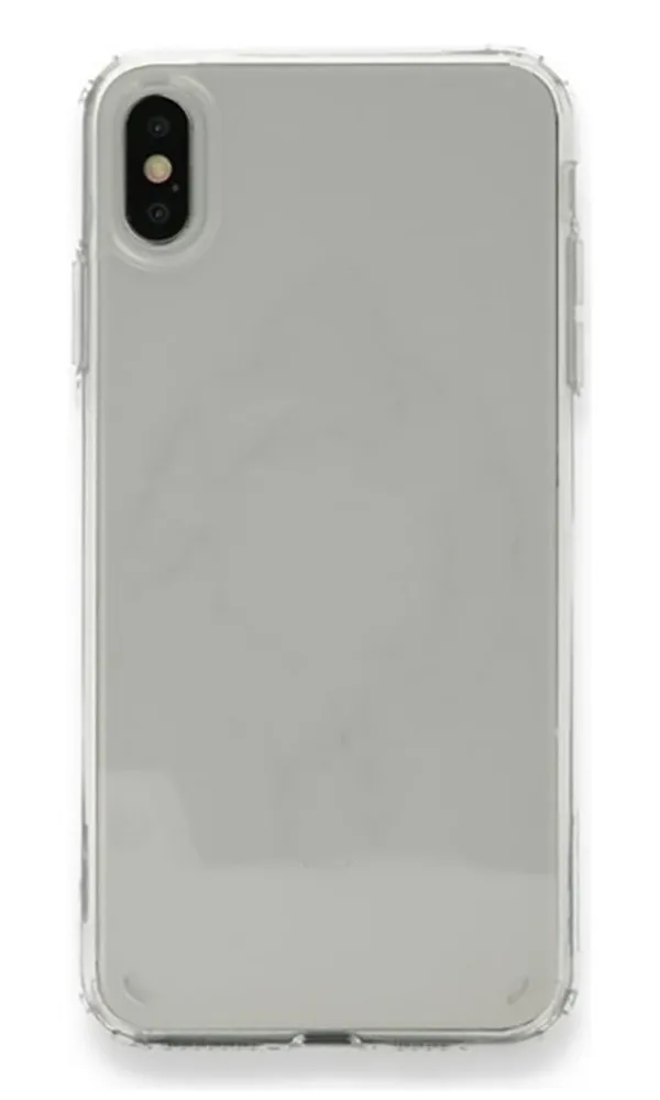 iPhone XR Kılıf Pc Sert Şeffaf Kapak 01 - Şeffaf