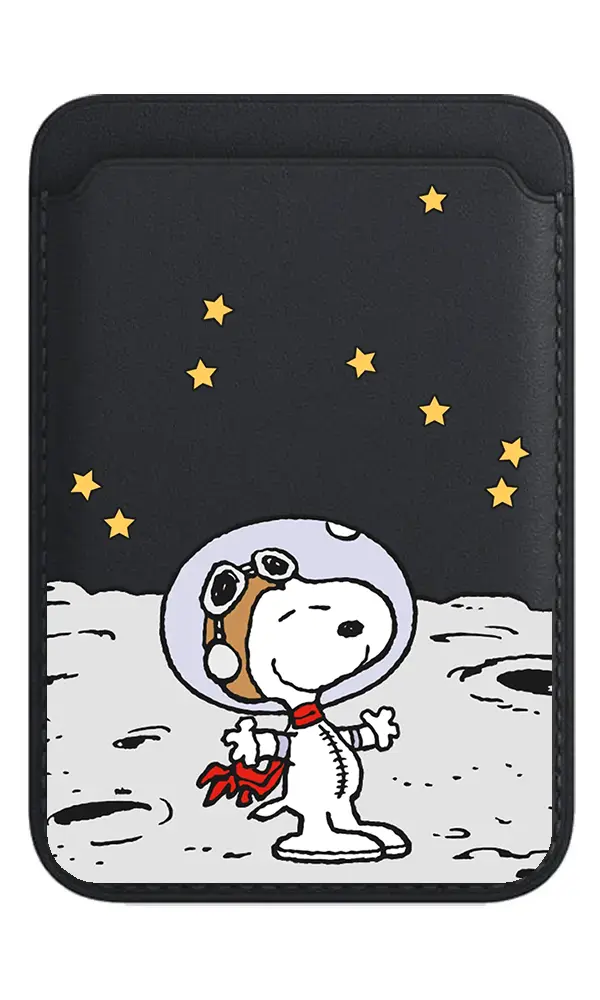 Snoopy Space - Magsafe Cüzdan