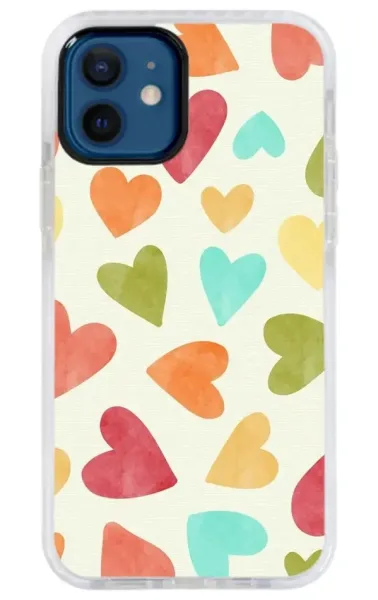 iPhone 12 Mini Impact Case - Kalpler Beyaz