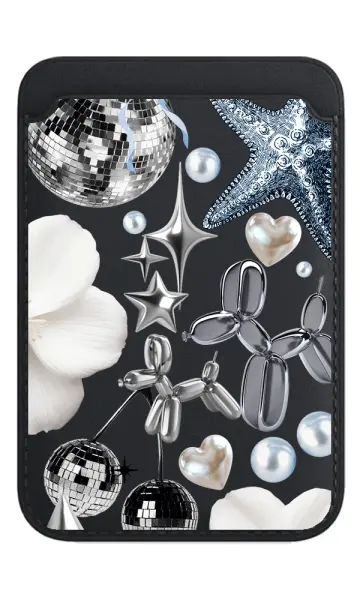 White Disco - Magsafe Cüzdan