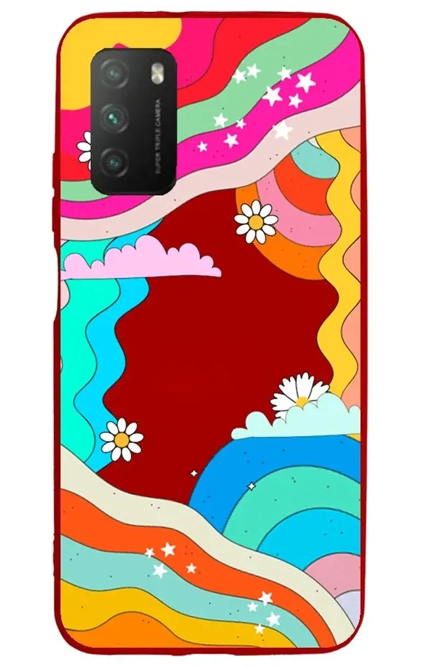 Xiaomi Poco M3 Lansman Kılıf - Colors