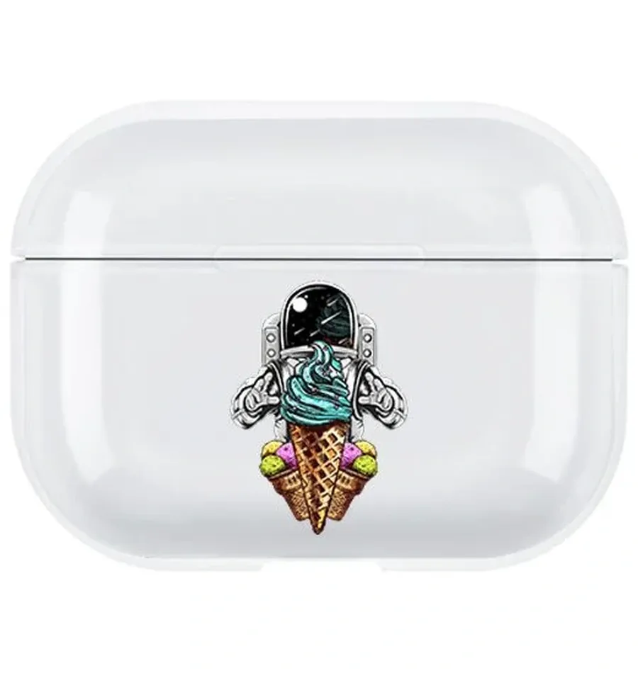 AirPods Pro Şeffaf Kılıf - Astro Cream