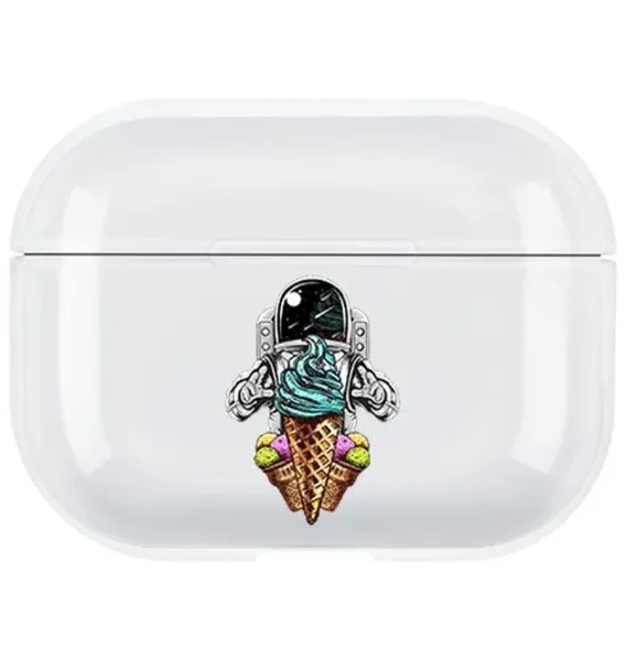 AirPods Pro Şeffaf Kılıf - Astro Cream