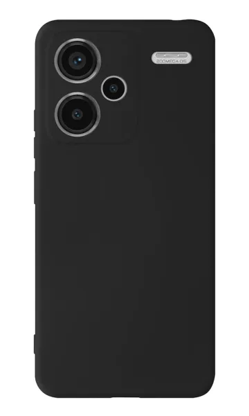 Xiaomi Redmi Note 13 Pro Plus Kılıf Tasarla Lansman Dokulu Kapak Siyah