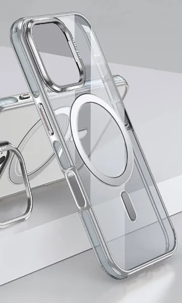 iPhone 16 Pro Max Kılıf Magsafe Şarj Özellikli Wlons Standlı Efsane Kapak