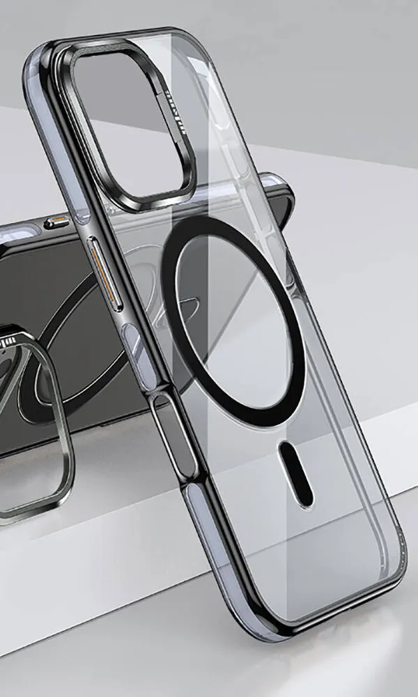 iPhone 16 Pro Max Kılıf Magsafe Şarj Özellikli Wlons Standlı Efsane Kapak