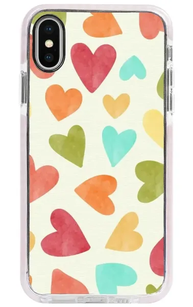 iPhone X Impact Case - Kalpler Pembe