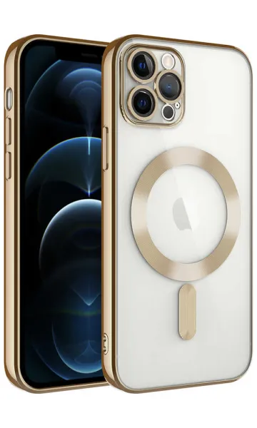 iPhone 13 Pro Max Kılıf Kamera Korumalı Magsafe Wireless Şarj Özellikli Demre Kapak