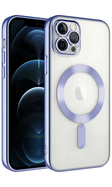 iPhone 13 Pro Max Kılıf Kamera Korumalı Magsafe Wireless Şarj Özellikli Demre Kapak