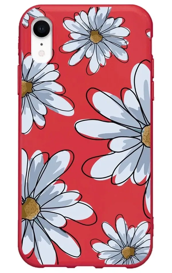 iPhone XR Lansman Kılıf - Papatya