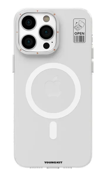 iPhone 15 Pro Max Kılıf Magsafe Şarj Özellikli Standlı YoungKit Hermit Bracket Serisi Kapak